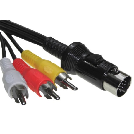 Kabel Atari ST (13DIN) / RCA A/V Cinch