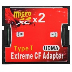 Adaptér CF - 2 x micro SD karty